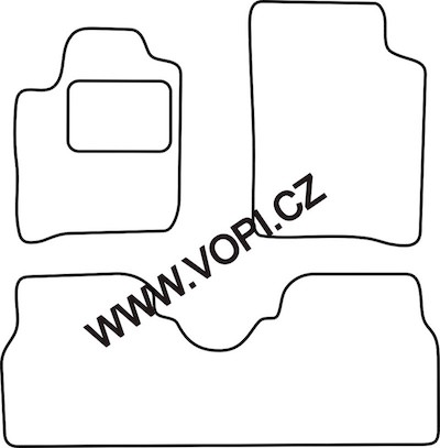 Autokoberce Renault Scenic 2000 - 2003 Carfit (3817)